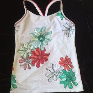 Lululemon Tri-Y Floral Tank  Size 8